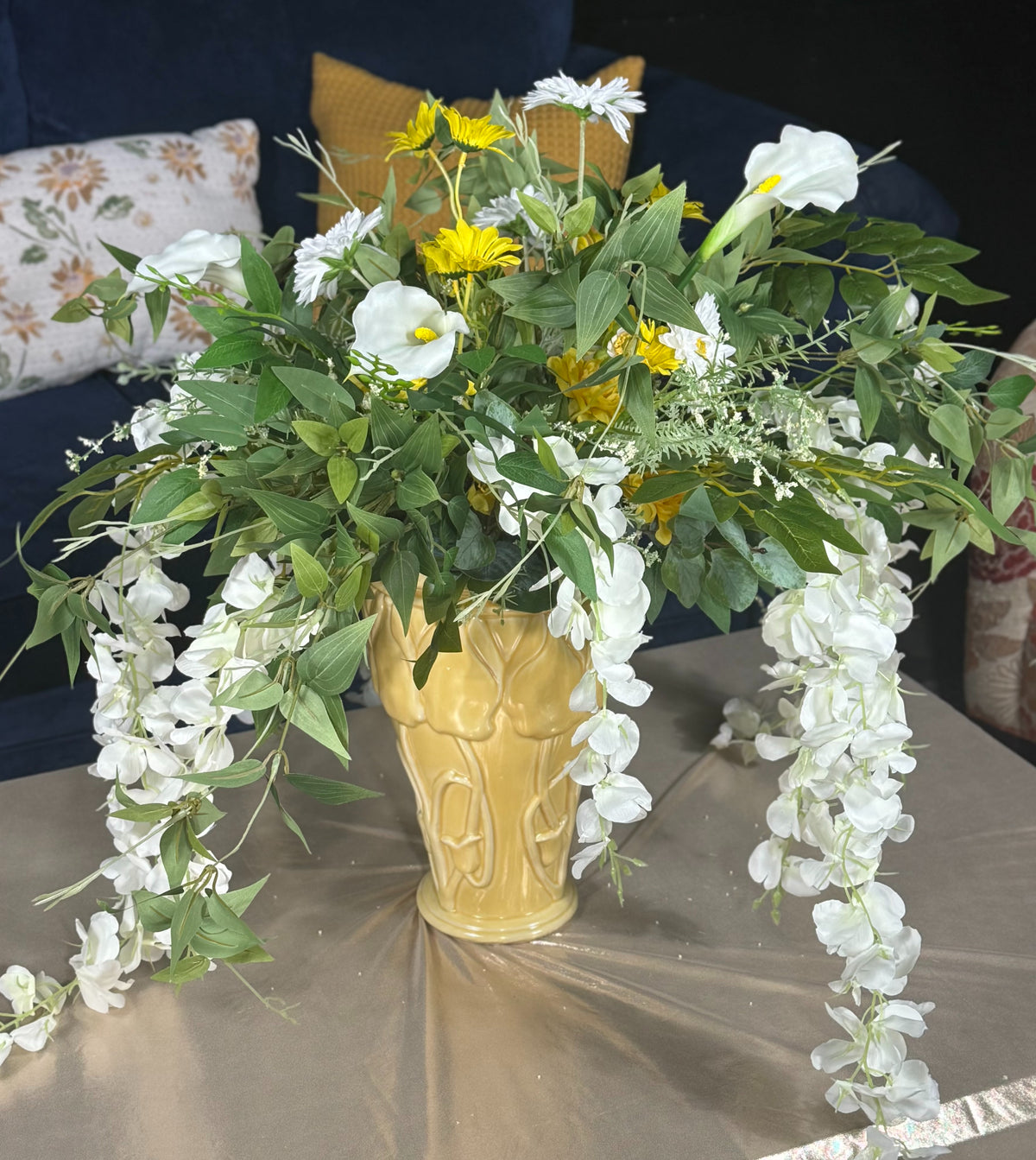 Ivory Cascade Arrangement