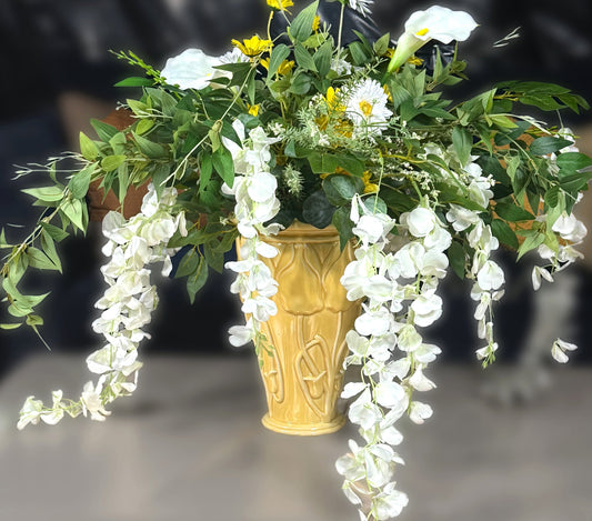 Ivory Cascade Arrangement