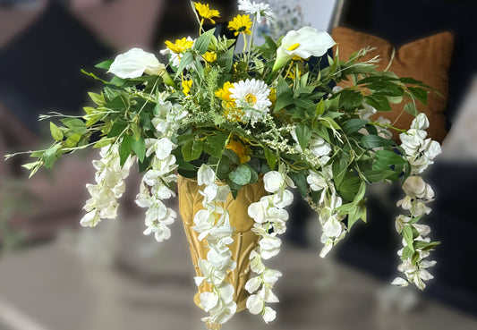 Ivory Cascade Arrangement
